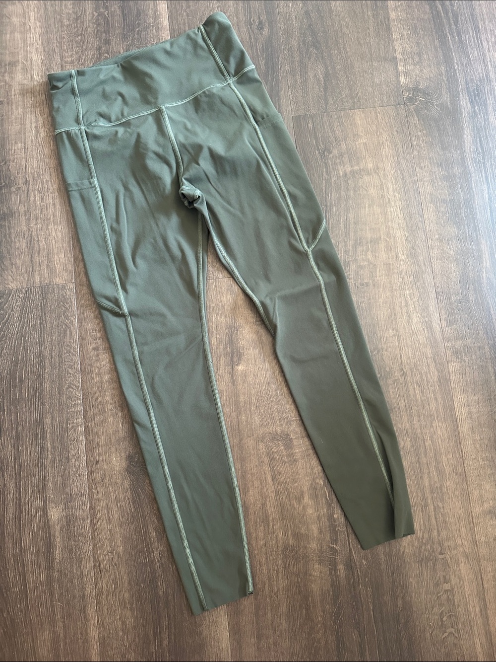 Maven thread Girls' Olive Green Active Leggings